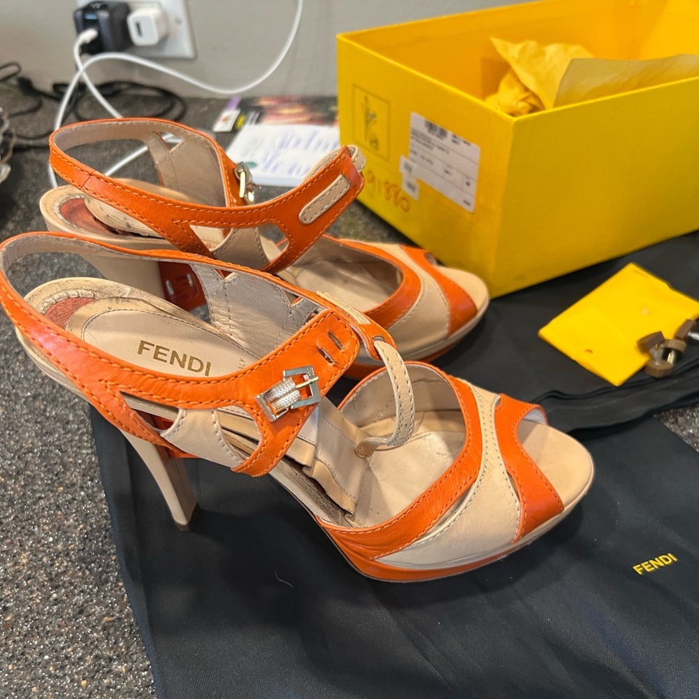 Fendi strappy  sandals.